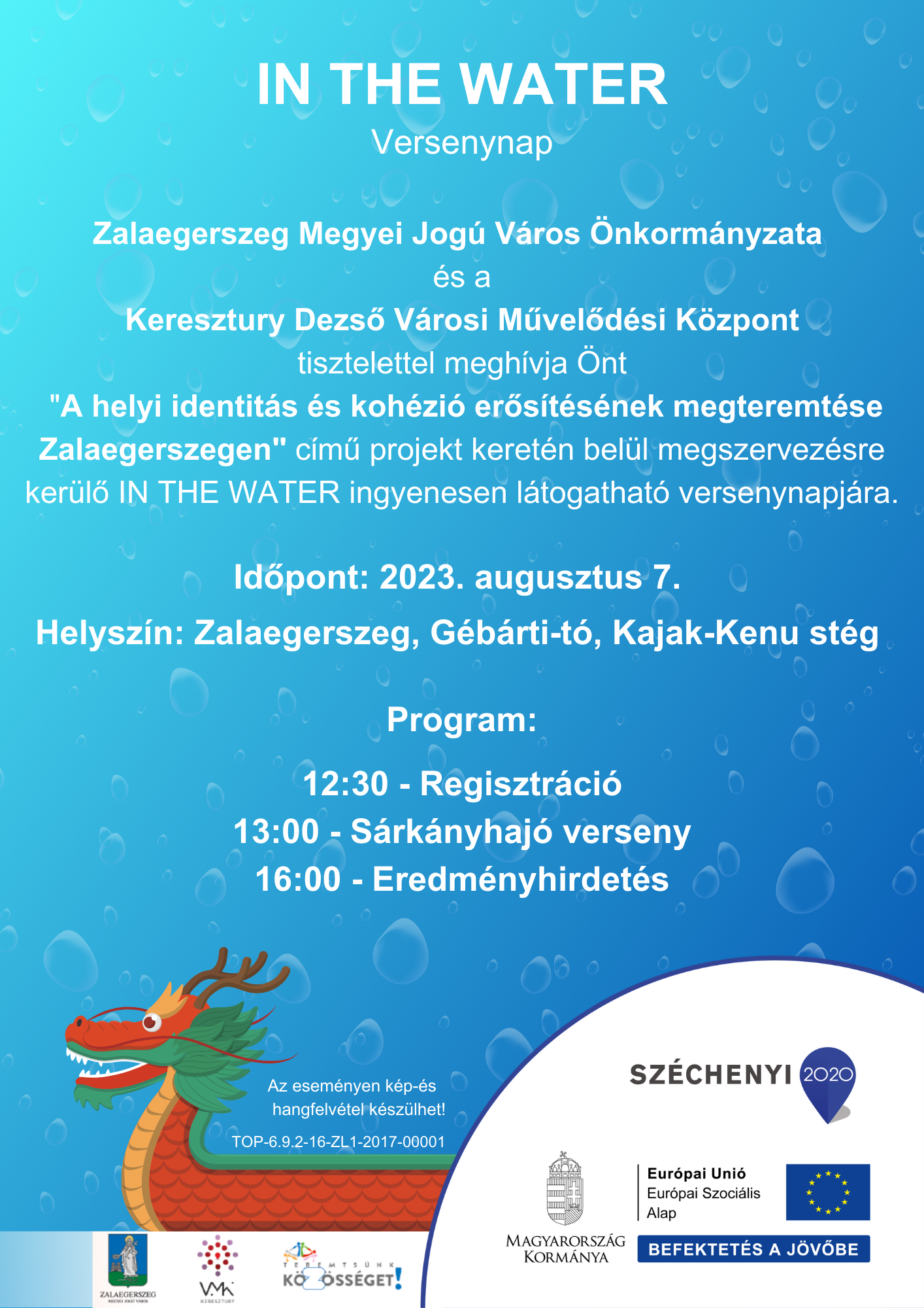 IN THE WATER versenynap 0807